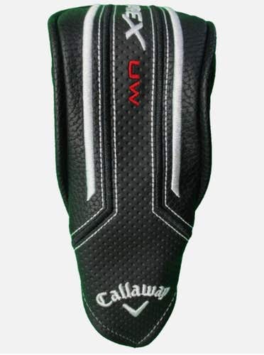 Callaway Apex Utility Wood Headcover (Black/White) Rescue Golf Club Cover NEW