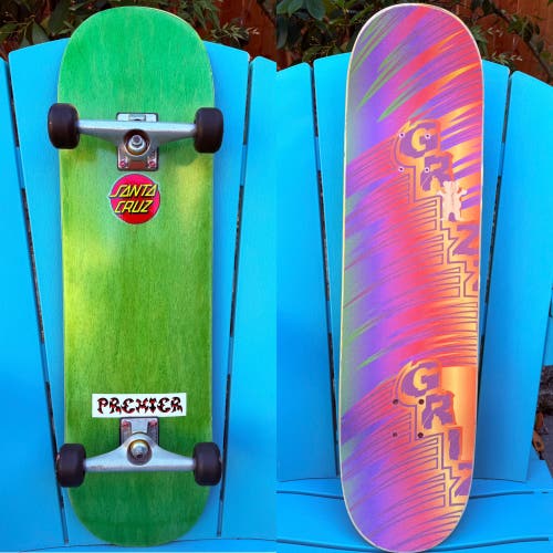Refurbished Permanent Vacation Complete Skateboard 8.75 Vintage Indy 169 Trucks