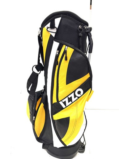 Used Izzo BLACK GOLD Mens Stand Bag Black 11860-S000299025