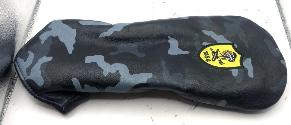 Links and Kings Leather Driver Head Cover Camo Philly Cricket Club Members Only