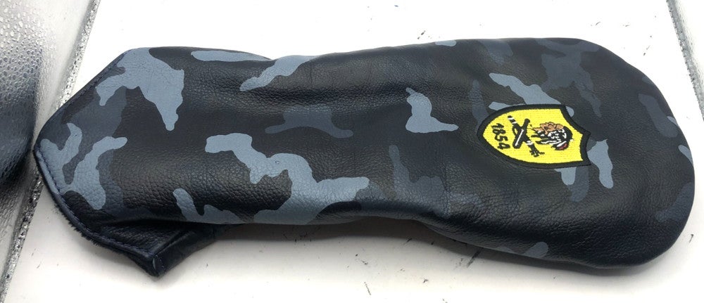 Links and Kings Leather Driver Head Cover Camo Philly Cricket Club Members Only