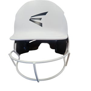 Used Easton PROWESS S/M Batting Helmet w/Mask White SM 11850-S000022025