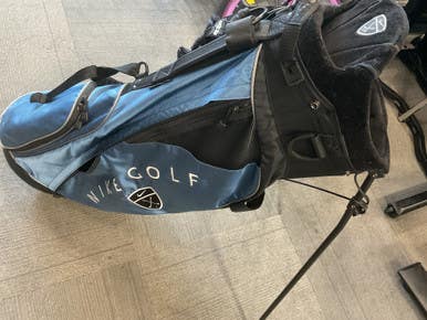 Used Nike 5 WAY STAND BAG Mens Stand Bag Royal Blue 11614-S000224598