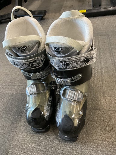 Used Atomic SPORT T1 Womens DH Ski Boot Black 265 MP - M08.5 - W09.5 11614-S000224595