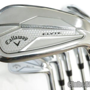 Callaway Elyte Irons True Temper Vector 90g Stiff 4-P  -1" Length   Excellent