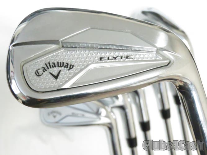 Callaway Elyte Irons True Temper Vector 90g Stiff 4-P  -1" Length   Excellent