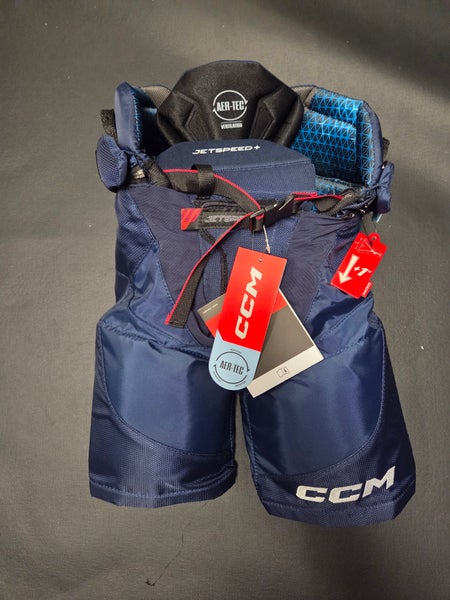 Junior Small CCM Jetspeed + Hockey Pants Navy Blue