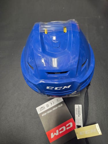 New Royal Blue Senior Large CCM Tacks 210 Helmet