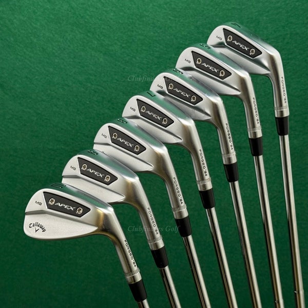 Callaway Apex MB Forged '24 4-PW Iron Set Dynamic Gold Mid 115 S300 Steel Stiff