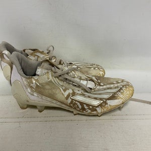 Used Adidas THREE STRIPE LIFE Adult FB Cleats White Senior 7.5 11823-S000035662