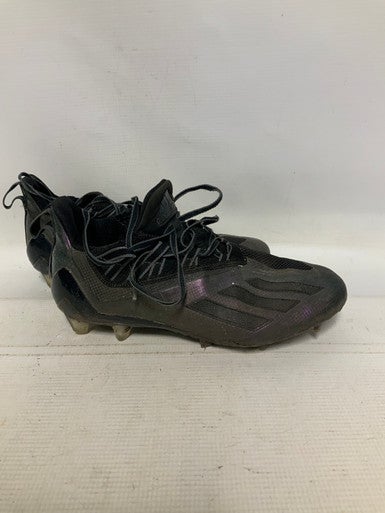 Used Adidas ADIZERO Adult FB Cleats Black Senior 8 11823-S000035661