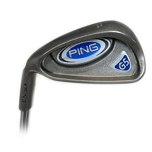 LH Ping G5 Single 7 Iron Black Dot Steel True Temper Regular Flex