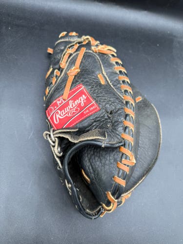 Rawlings Renegade Series Catchers Mitt Glove RSCMY Lite Toe Black Youth Baseball