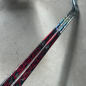 2 PACK Left Hand 85 Flex Custom P28M Senior CCM Jetspeed FT7 Hockey Stick Pro Stock (New) NHL