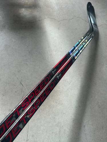 2 PACK Left Hand 85 Flex Custom P28M Senior CCM Jetspeed FT7 Hockey Stick Pro Stock (New) NHL