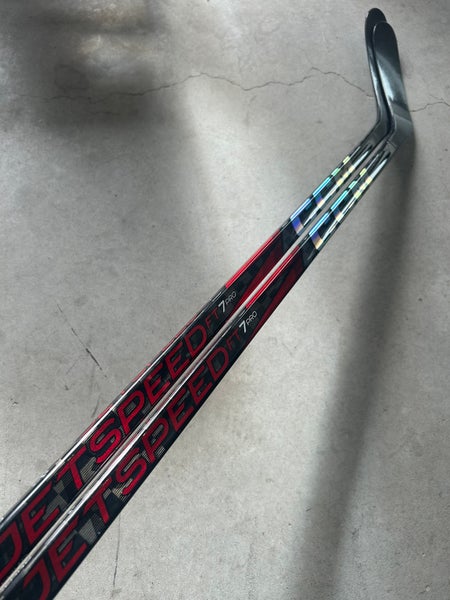 2 PACK Left Hand 85 Flex Custom P28M Senior CCM Jetspeed FT7 Hockey Stick Pro Stock (New) NHL