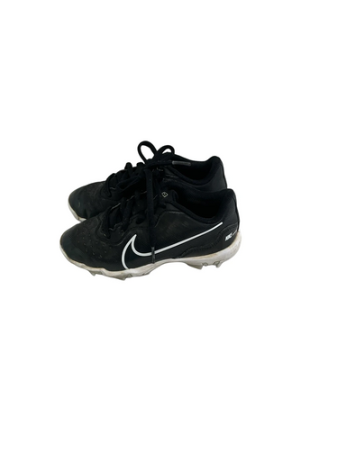 Used Nike ALPHA HUARACHE KEY BB/SB Cleats Black Youth 12.0 11692-S000142837