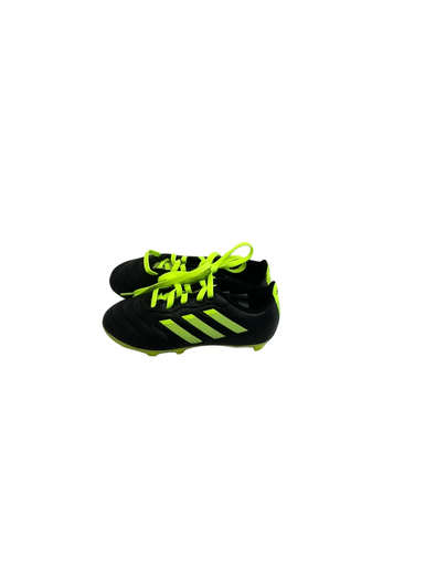 Used Adidas GOLETTO Soccer Cleats Black And Optic Yellow Youth 12.0 11692-S000142835