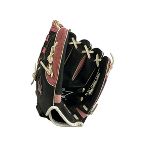Used Easton EKP9500 BB/SB Glove T-ball Black And Pink 9 1/2" 11692-S000142908
