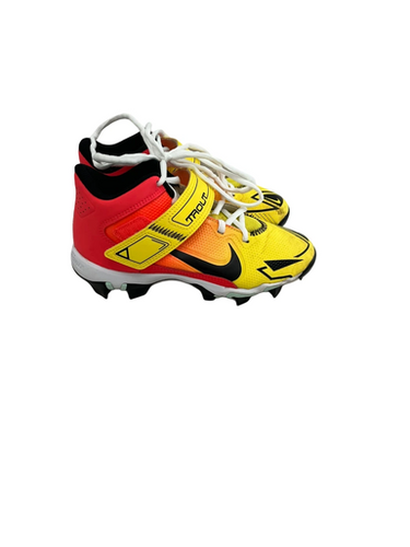Used Nike TROUT BB/SB Cleats Yellow Junior 02 11692-S000142915