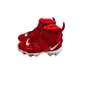 Used Nike FORCE SAVAGE 2 SHARK Youth FB Cleats Red Youth 10.0 11692-S000142918