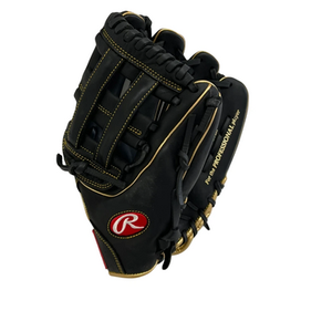 Used Rawlings R9 BB/SB Glove RH Throw Black 11 3/4" 11692-S000142920