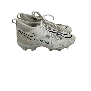 Used Nike ALPHA MENACE 3 SHARK Jr FB Cleats White Junior 05 11692-S000142993