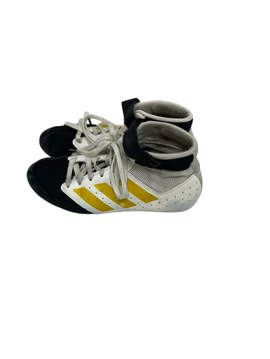 Used Adidas MAT HOG 2.0 Wrestling Shoes White Senior 6 11692-S000143513