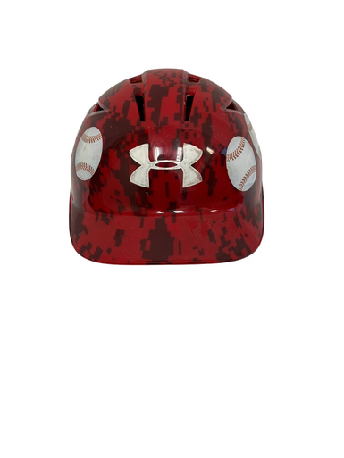 Used Under Armour RAC010 Batting Helmet No Mask Red One Size 11692-S000143533