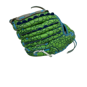 Used Rawlings PL9G-DINO BB/SB Glove T-ball Green 9" 11692-S000143601