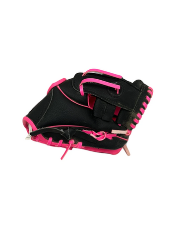 Used Franklin 24950 BB/SB Glove T-ball Black And Pink 9" 11692-S000143600