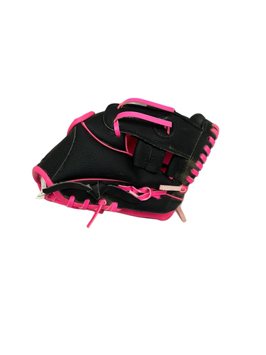 Used Franklin 24950 BB/SB Glove T-ball Black And Pink 9" 11692-S000143600