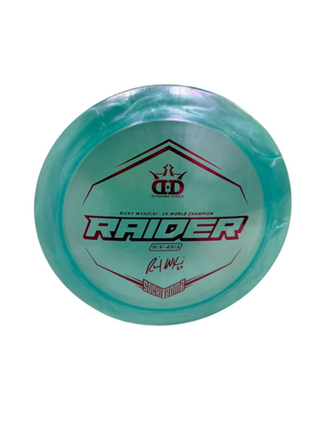 Used Dynamic Discs SOCKIBOMB RAIDER Disc Golf Driver Carolina Blue 173g 11692-S000143616