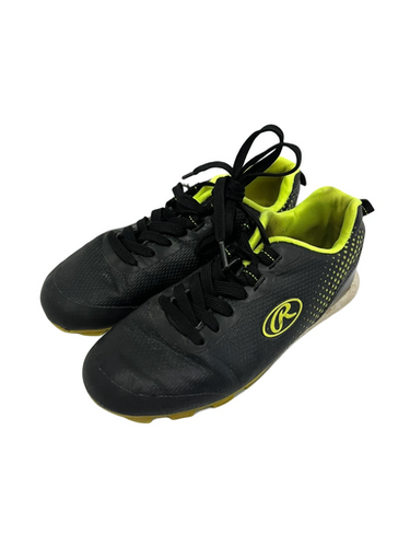 Used Rawlings BB CLEATS BB/SB Cleats Black Junior 02 11692-S000143635