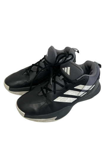 Used Adidas CROSS EM UP Basketball Shoes M Black Senior 7 11692-S000143674