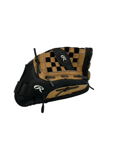 Used Rawlings RSB RH Throw Fastpitch Gloves Brown 14" 11692-S000143481