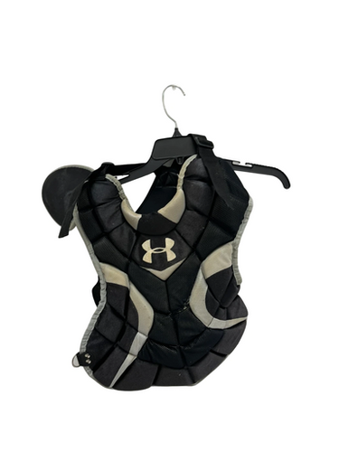 Used Under Armour 9-12 Catchers Chest Protector Black Intermed 11692-S000143495