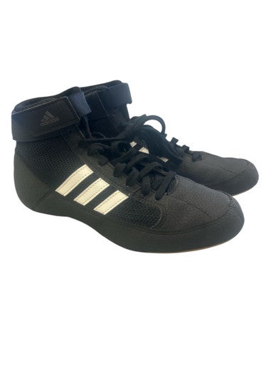 Used Adidas Wrestling Shoes Black Junior 03.5 11862-S000091563