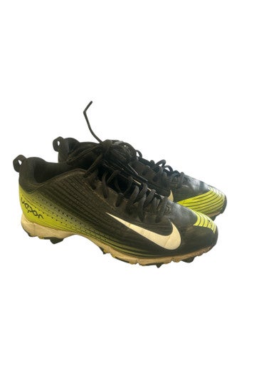 Used Nike VAPOR 684692-017 YEL/BLK BB/SB Cleats Black And Optic Yellow Junior 04.5 11862-S000091558
