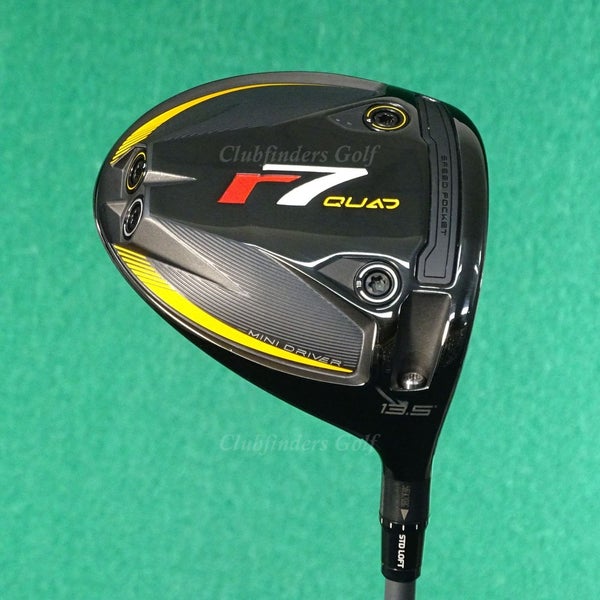 TaylorMade r7 Quad Mini Driver 13.5 Driver Fujikura Air Speeder 50 Seniors w/HC