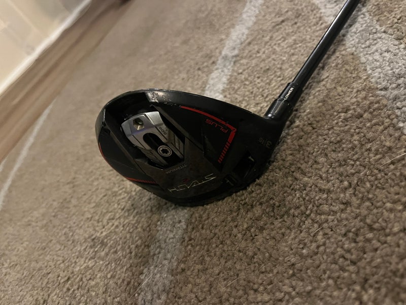 Men's TaylorMade Stealth 2 Plus Left Hand Fairway Wood Stiff Flex 3 Wood (Used)