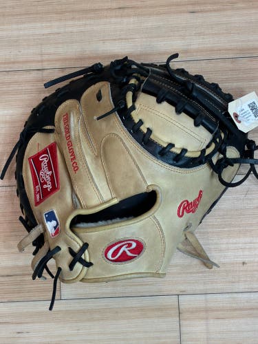 Adult Rawlings Pro Preferred RH Catcher's Baseball Glove 34.5" (Used)
