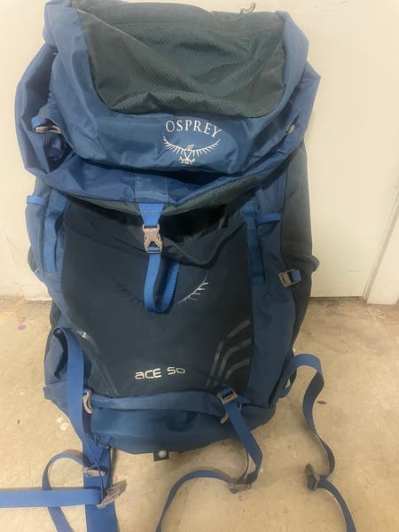 osprey daylite 45 duffle Osprey Daylite 45L Duffel Travel Bag Blue Spikemoss - the perfect size  duffle bag for travel