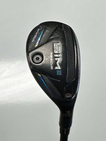 Men's TaylorMade SIM2 Rescue Right Handed Hybrid Stiff Flex 3H (Used)