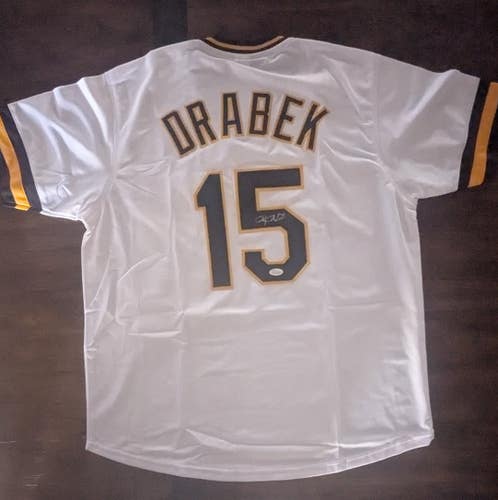 Doug Drabek Jersey - Autographed / Signed with COA - Pittsburgh Pirates #15