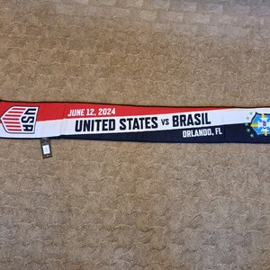 NWT USMNT Vs. Brazil Match Scarf June 12, 2024