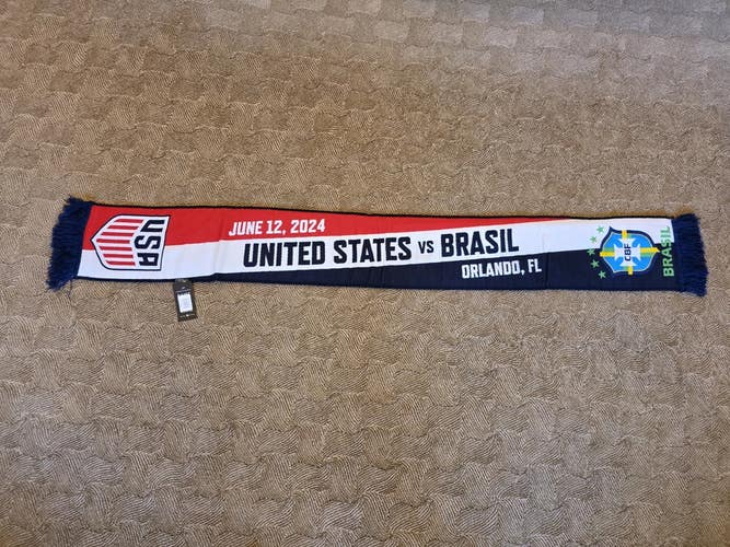 NWT USMNT Vs. Brazil Match Scarf June 12, 2024