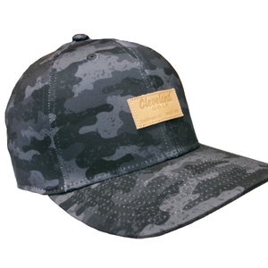NEW Cleveland Golf Camo Patch Gray/Black Adjustable Snapback Golf /Hat/Cap
