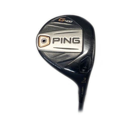 Ping G400 14.5* 3 Fairway Wood (44.5") Graphite Hzrdus Smoke 70g Stiff Flex