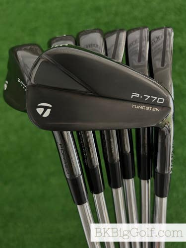 Taylormade P770 23 Phantom Black Forged Iron Set 4-P / Dynamic Gold 120 Stiff